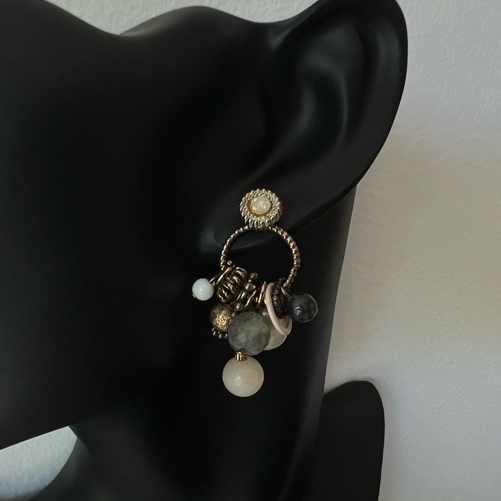 Handmade 2-in-1 earrings